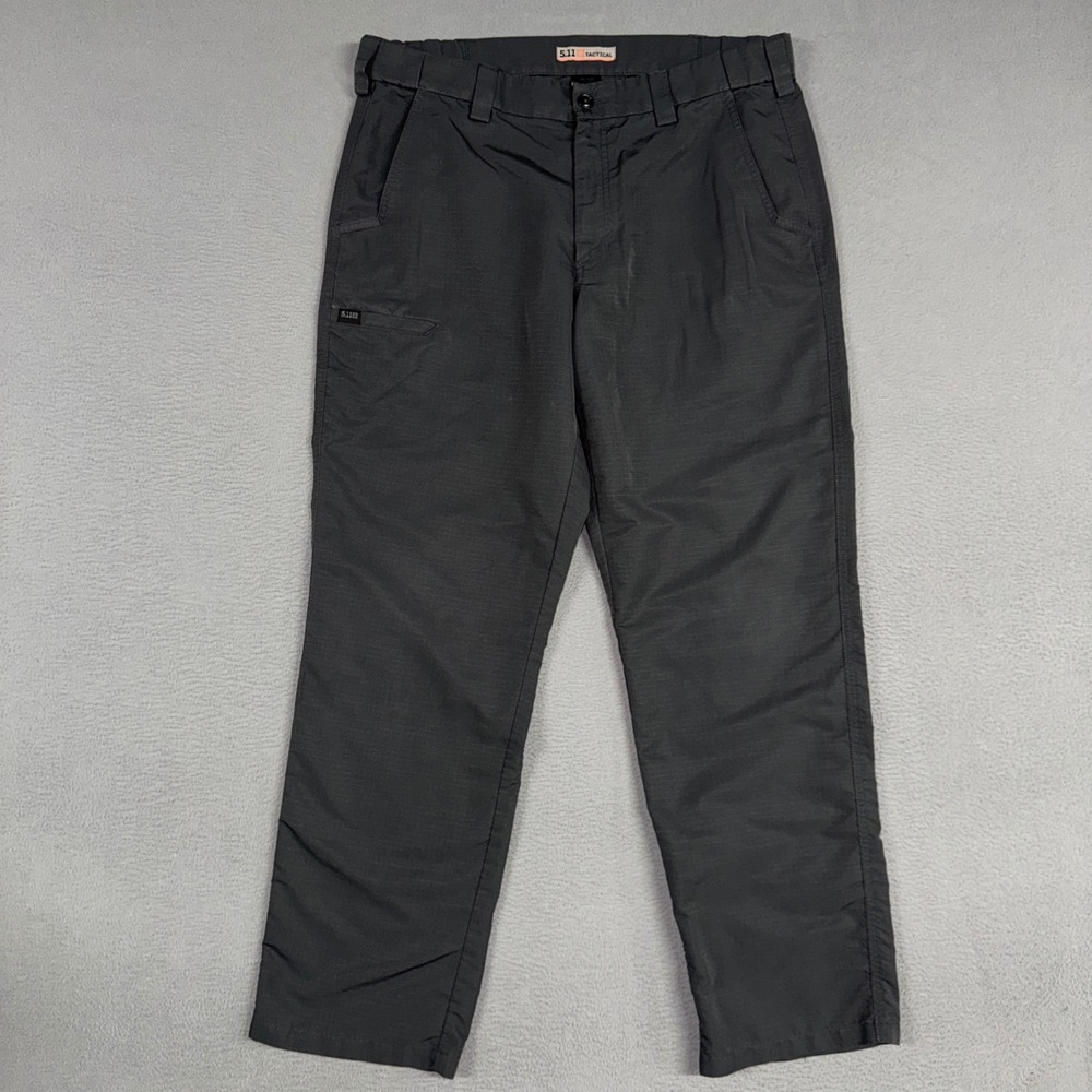 5.11 Tactical Pants Mens 36x32 Charcoal Gray Fast-Tac Urban Ripstop Workwear